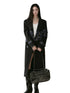 Wool Blend Plaid Patchwork French Coat - CHINASQUAD