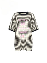 Floral Print Round Neck Short-Sleeve T-shirt  - CHINASQUAD