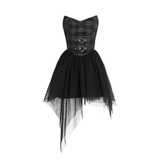 Corset Dress & Cross Bolero Jacket Set