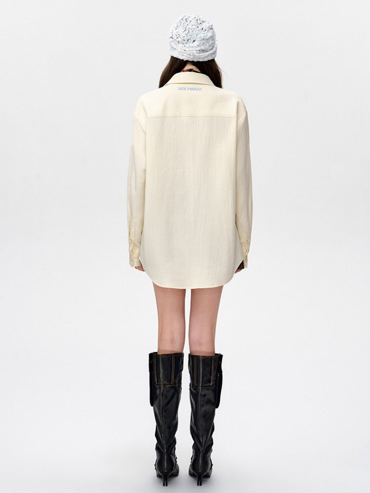 Colorful Graffiti Illustration Shirt Jacket - CHINASQUAD