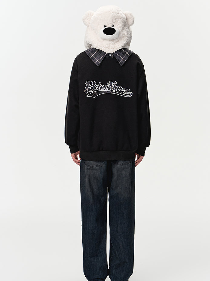Bear Zip Fuzzy Hoodie - CHINASQUAD