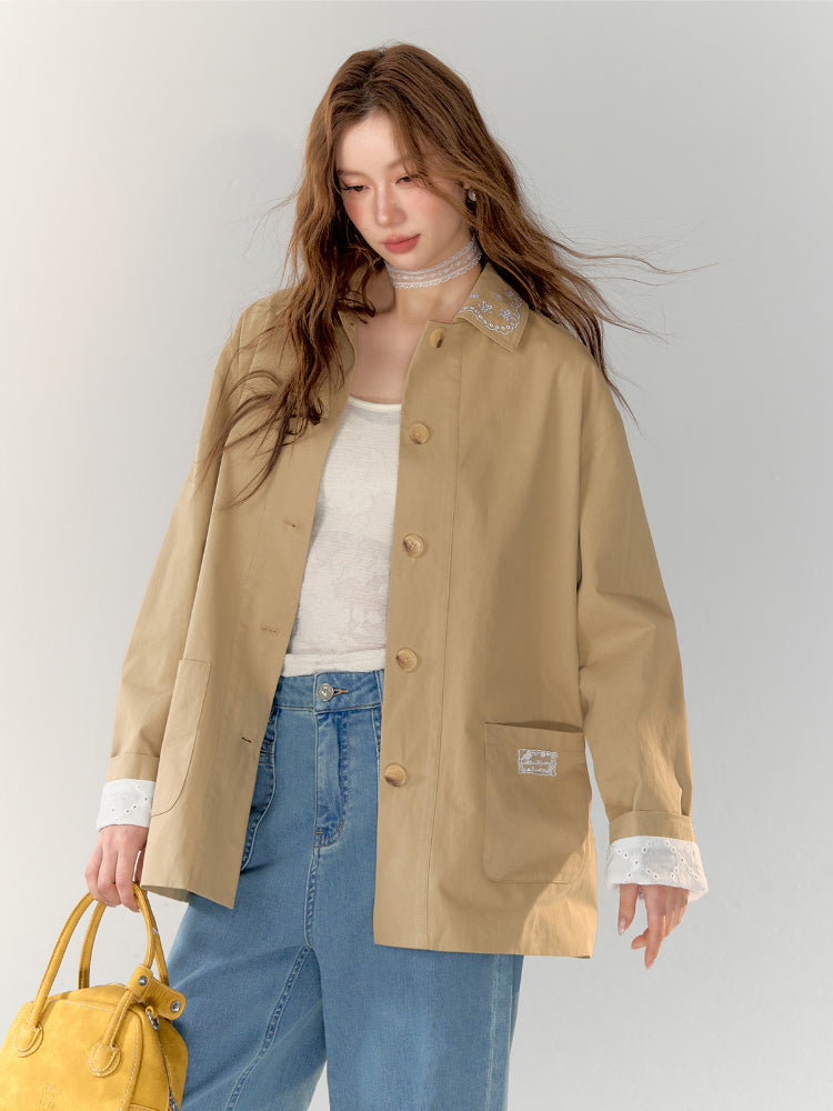 Lace Patchwork Jacket - CHINASQUAD