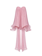 Thiri Chiffon Tube Top Dress - CHINASQUAD