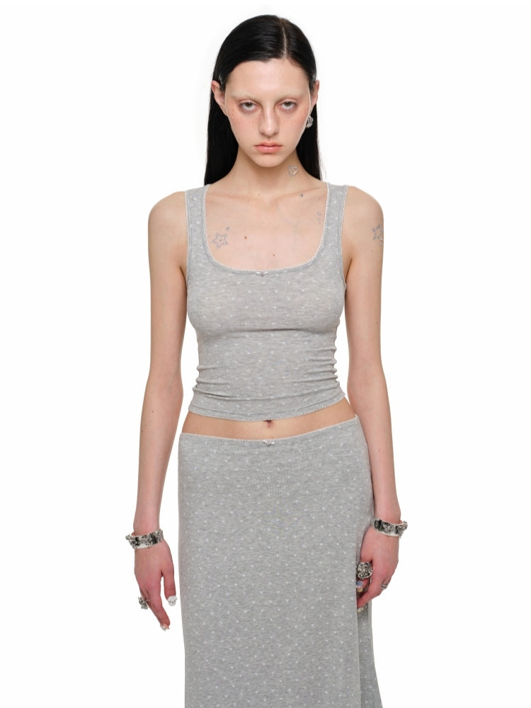 Cat Paw Lace Back Top & Skirt Set - CHINASQUAD