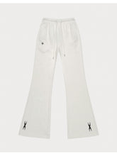 Black & White Compass Flared Sweatpants - CHINASQUAD