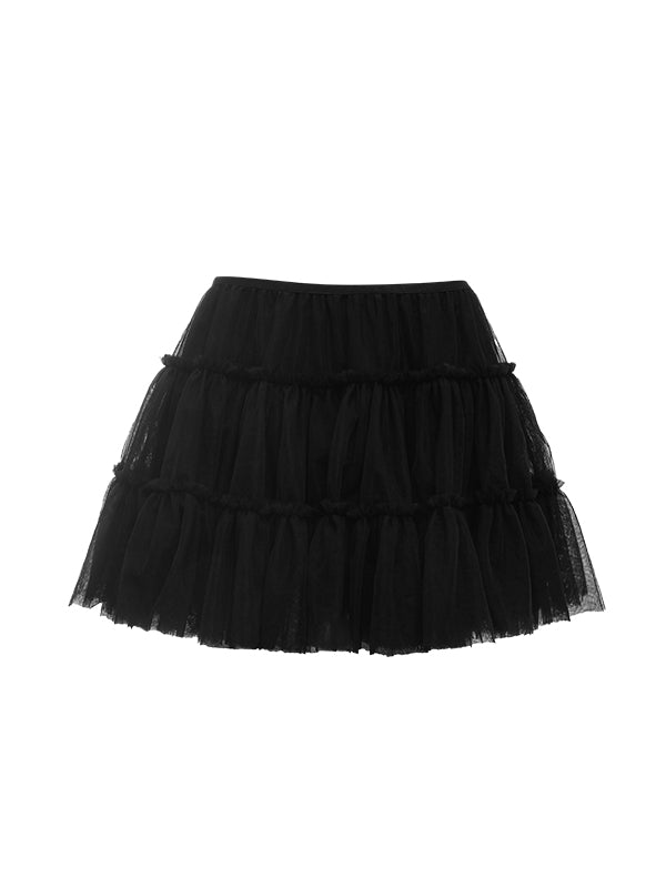 Ballet Tulle Mini Skirt - CHINASQUAD