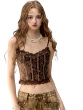 Velvet Lace Camisole - CHINASQUAD