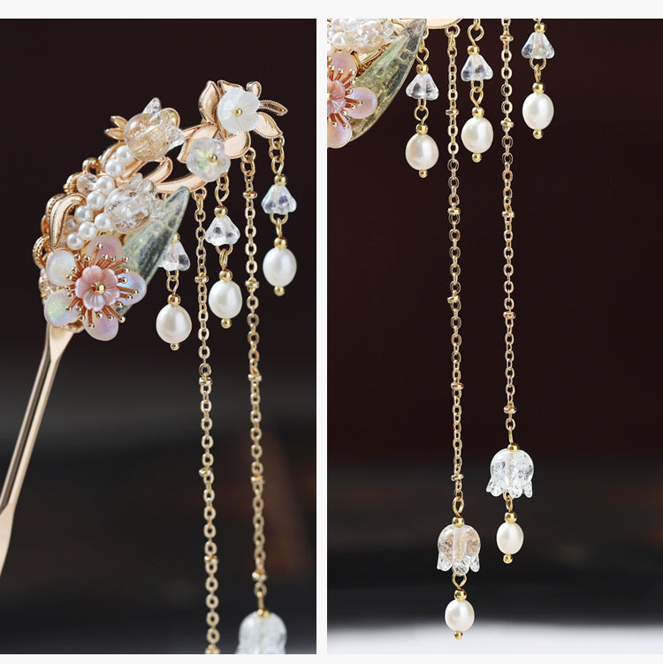 Handmade Osmanthus Dew Hanfu Hairpin - CHINASQUAD