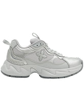 COMPASS WAVE Retro Jogging Shoes In Gray - CHINASQUAD