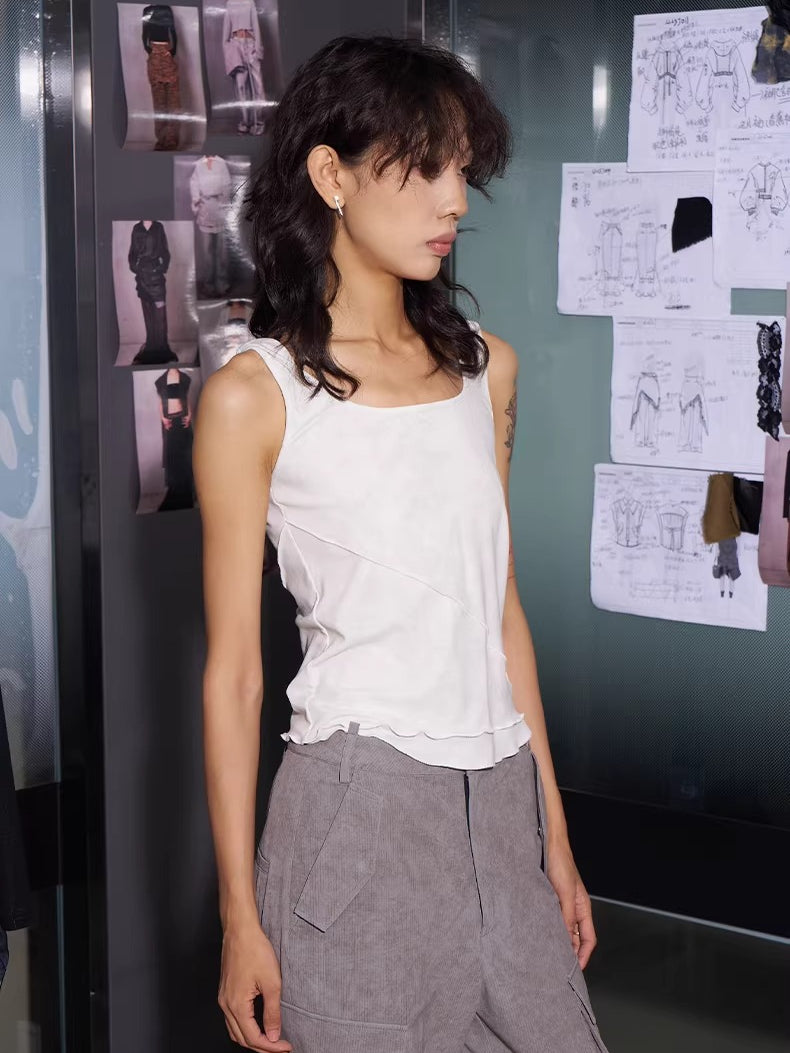 Curve-Panel Slim-Fit TENCEL™ Tank Top