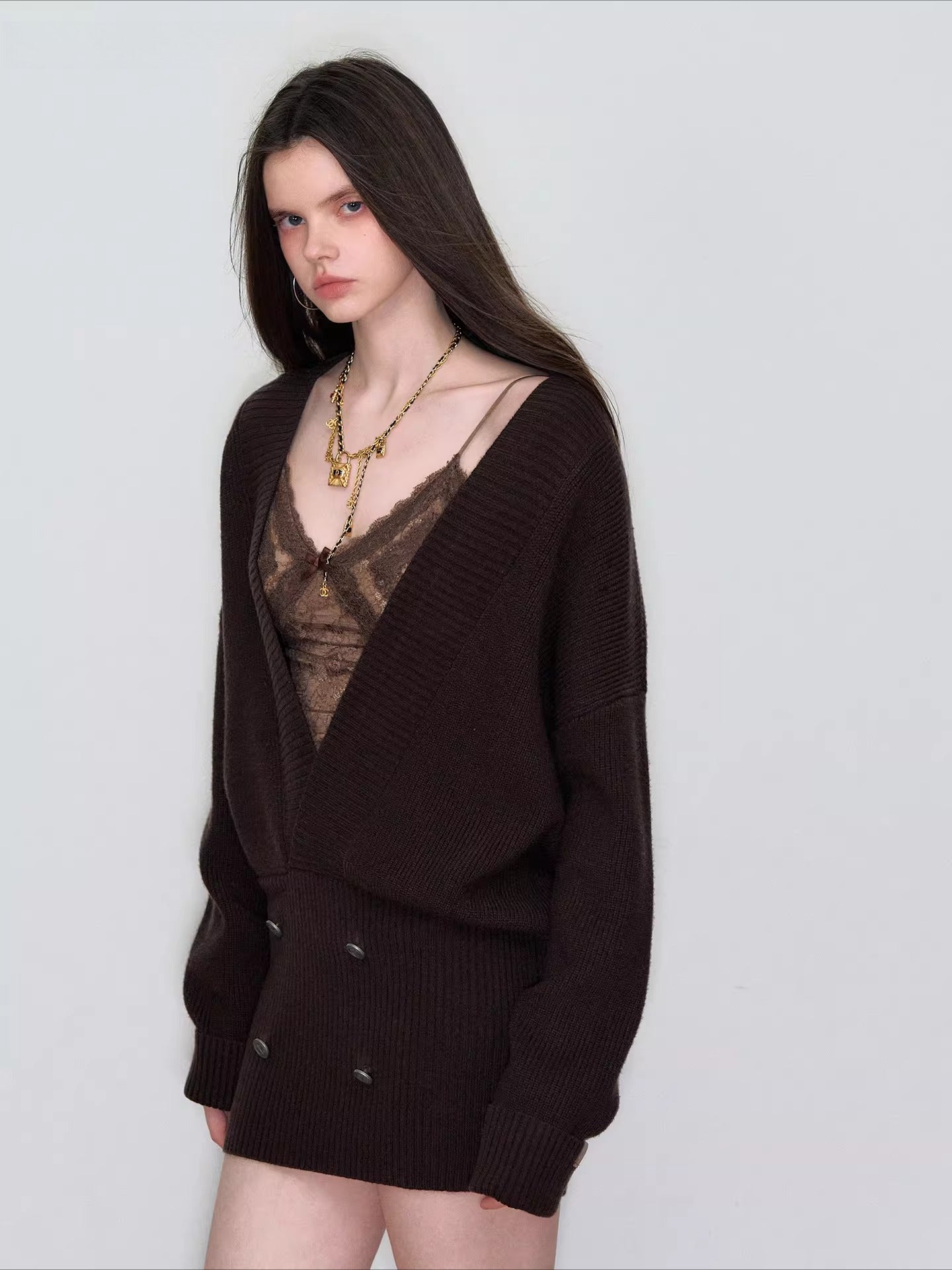 Heavyweight Knit Sweater Dress