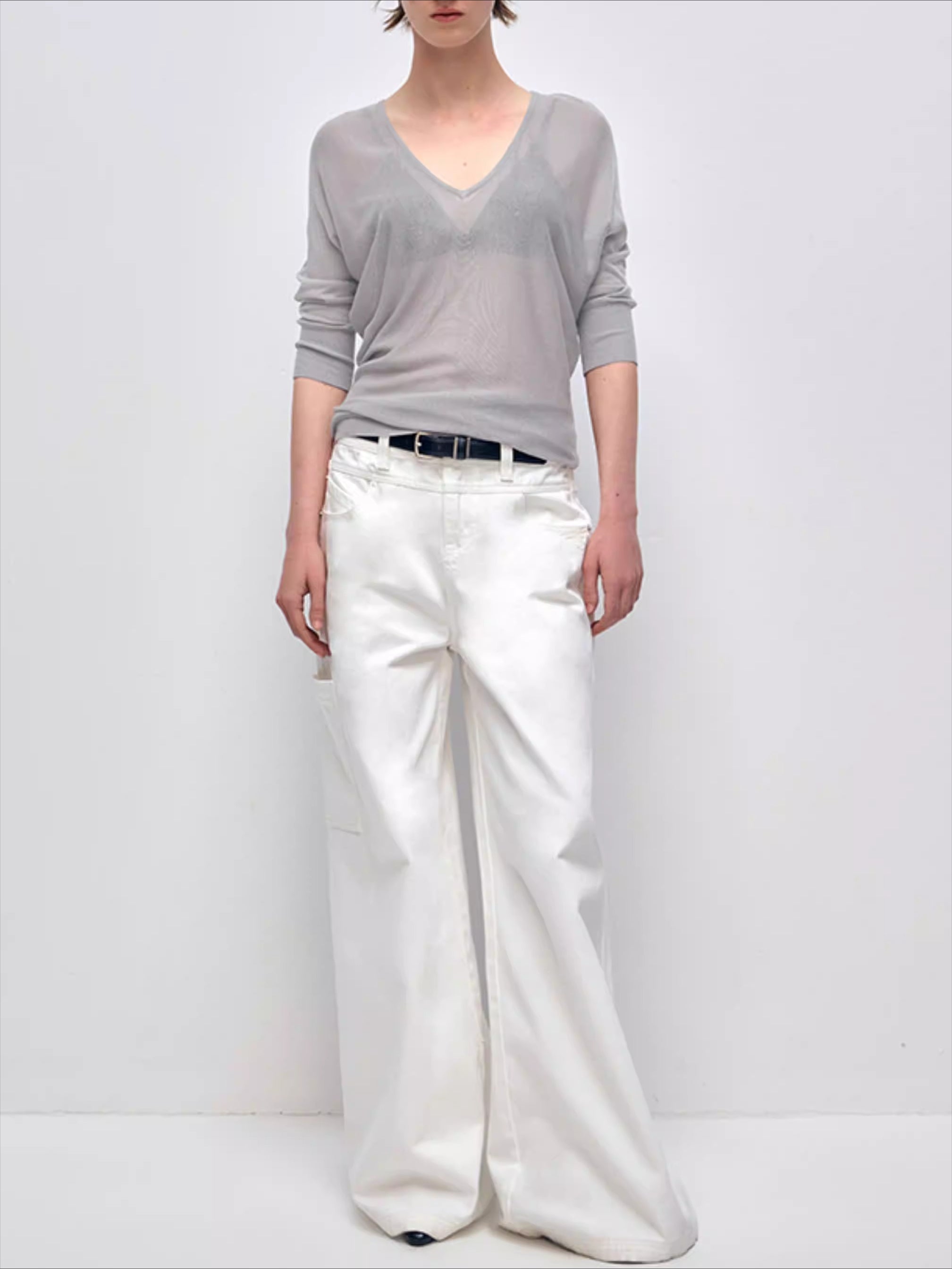 Vintage Soft-Washed Low-Rise Wide-Leg Jeans