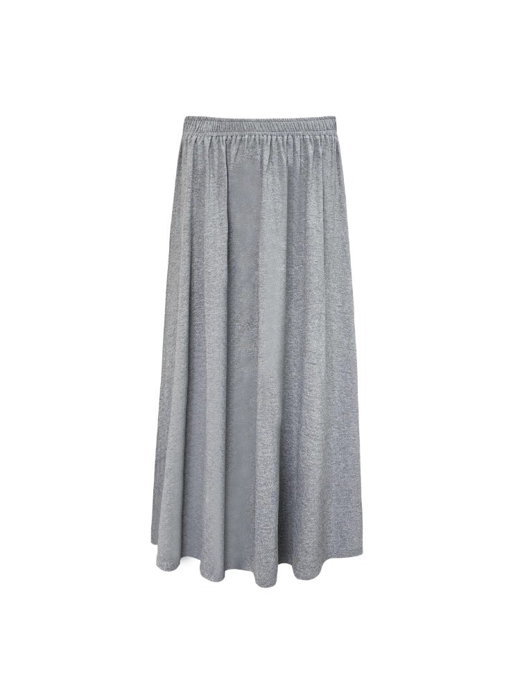 Striped Layered V-neck Knit & Skirt Set - CHINASQUAD