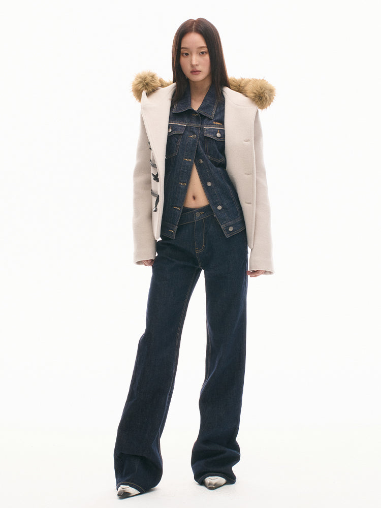 Relaxed-Fit Vintage Denim Shirt - CHINASQUAD
