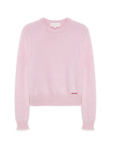 Blue & Pink Ruffled Cuff Knit Crewnecks - CHINASQUAD