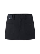 Wool Fold-Structure Low-waist Pencil Skirt - CHINASQUAD