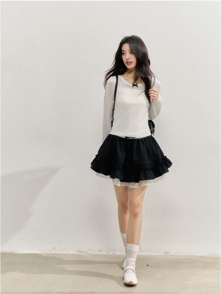 Textured Long-sleeve T-shirt Base Layer - CHINASQUAD