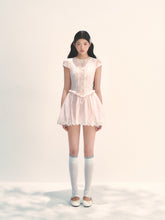 Pink Embroidered Waist - cinched Dress - CHINASQUAD
