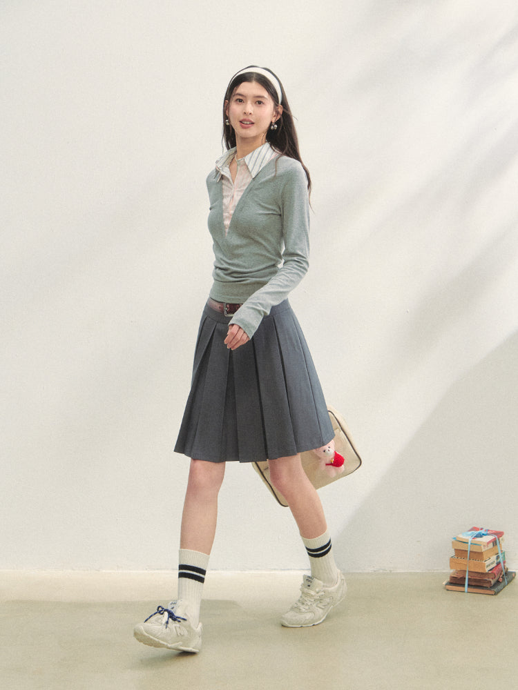 Fake Three-piece Contrast Color Polos - CHINASQUAD