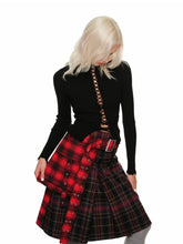 Lace-Up Ribbed Turtleneck - CHINASQUAD