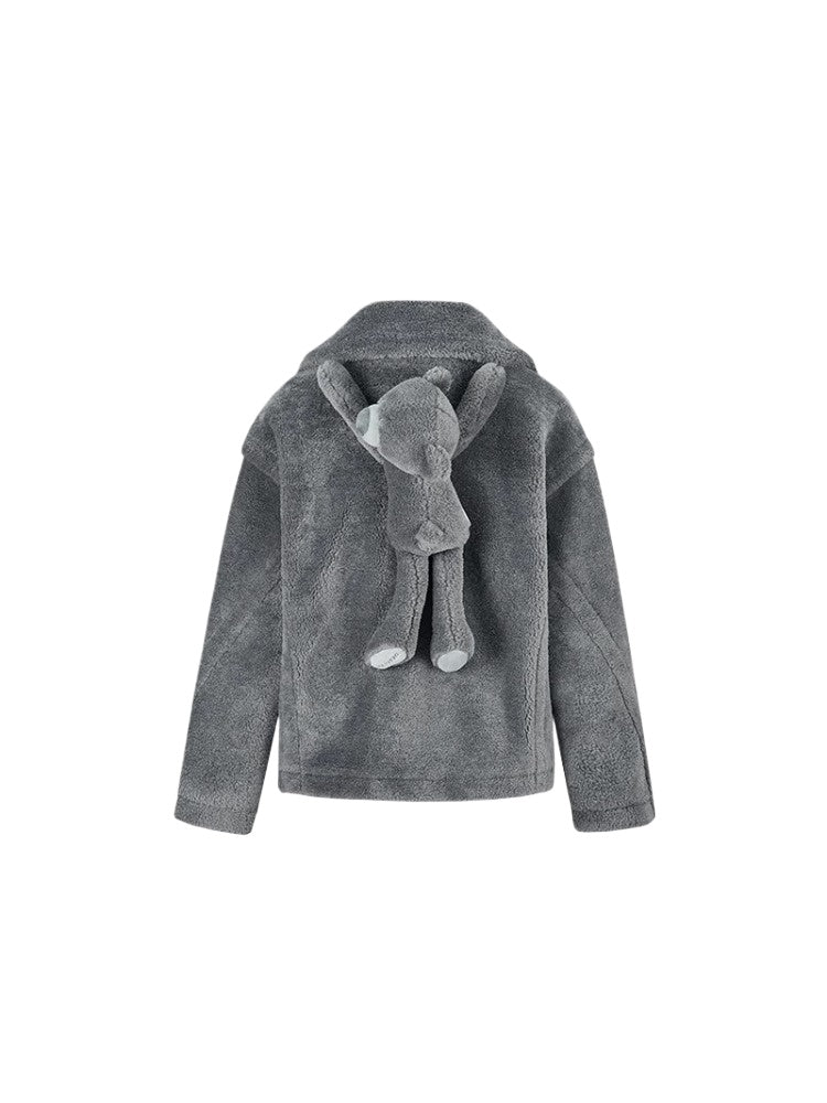 Fuzzy Bear Coat - CHINASQUAD