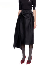 Side Bow-Detail Long Skirt - CHINASQUAD