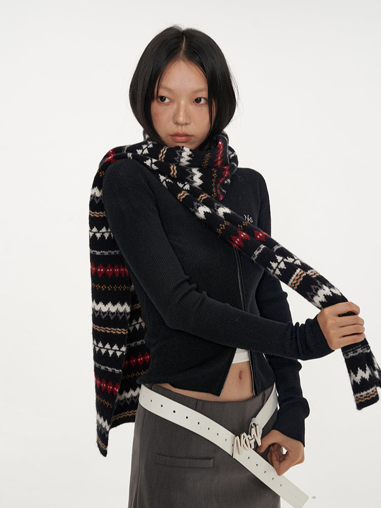 Classic Logo Knit Cardigan - CHINASQUAD