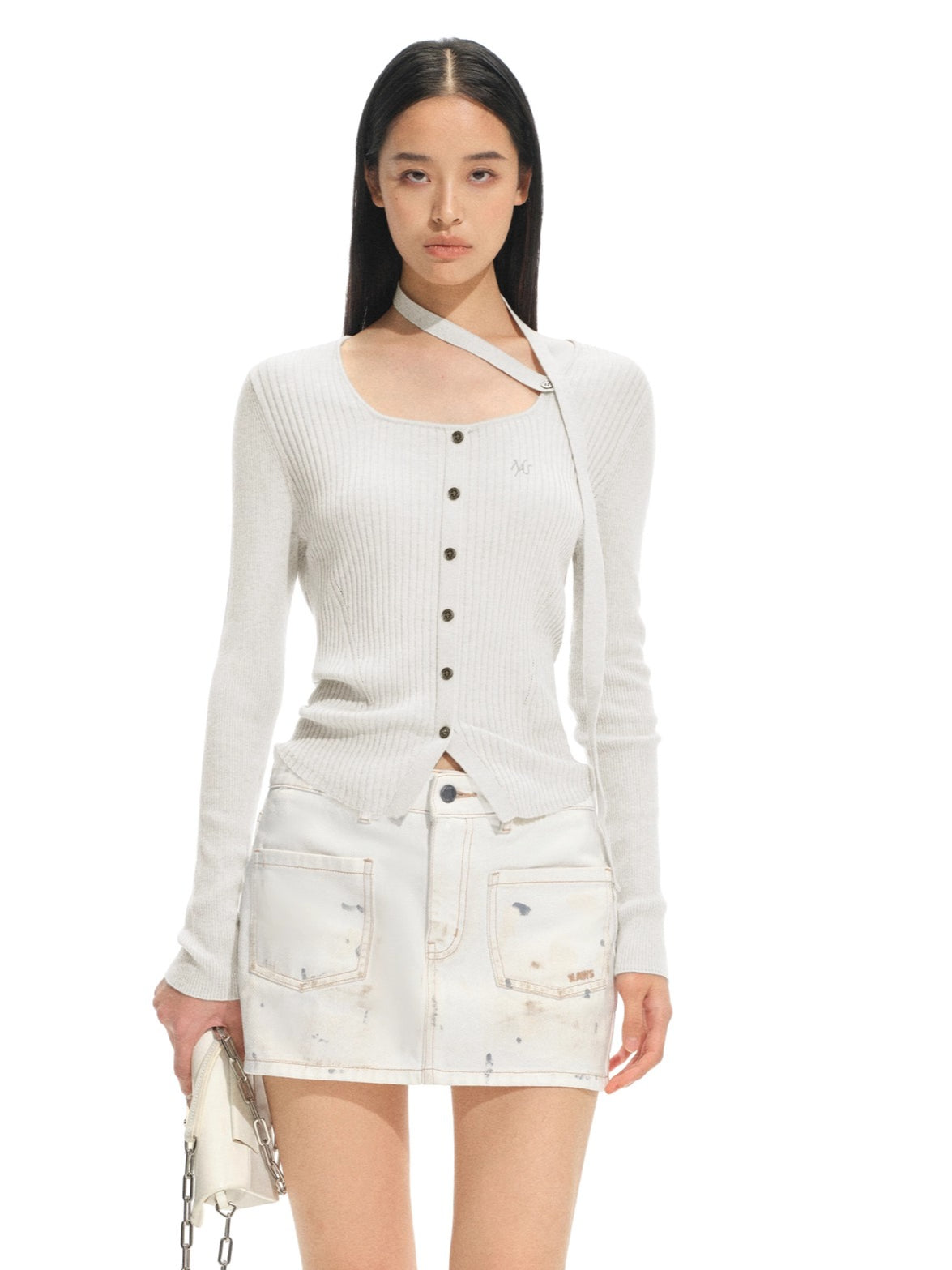 Miami Ribbed Knit Cardigan