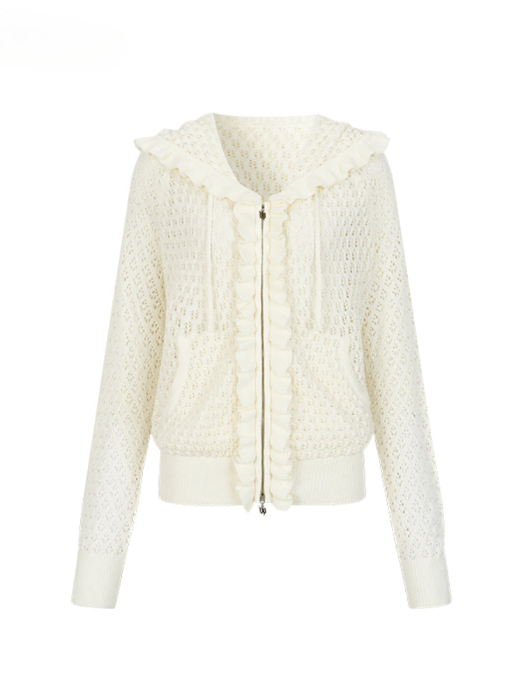 Hollow Knitted Casual Outerwear - CHINASQUAD