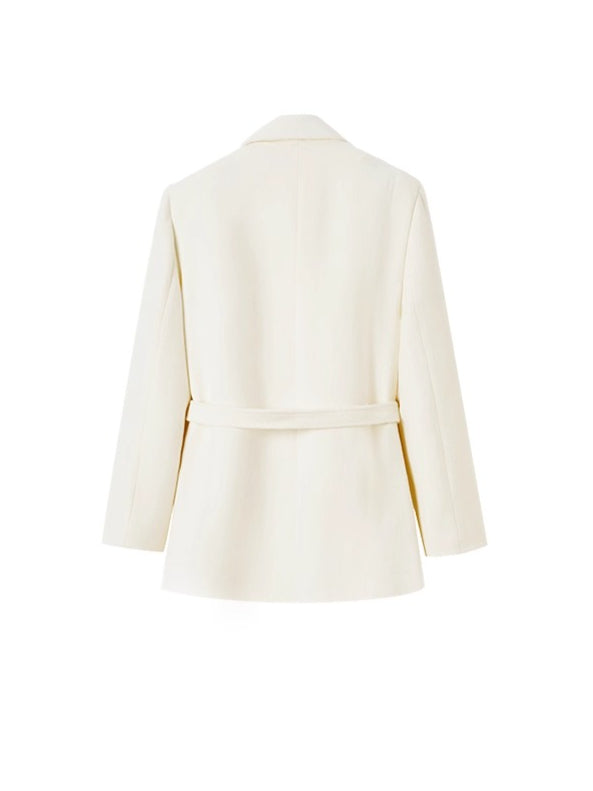 Roy Wool Scarf-Collar Jacket