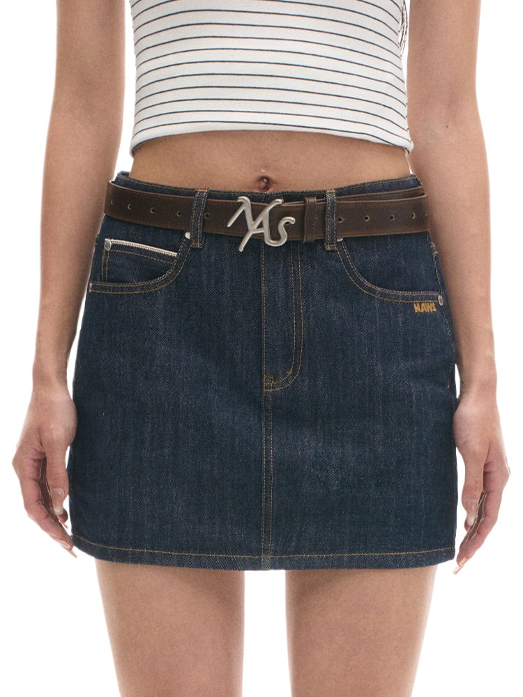 Retro Black Leather Belt - CHINASQUAD