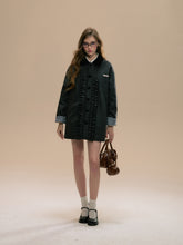 Gray Herringbone Wool Coat - CHINASQUAD