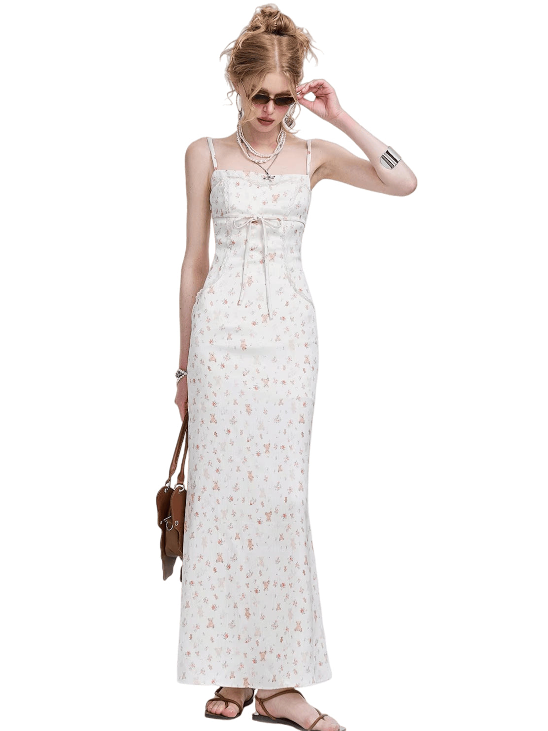 Printed Camisole Maxi Dress