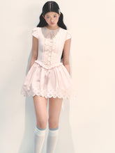 Pink Embroidered Waist - cinched Dress - CHINASQUAD