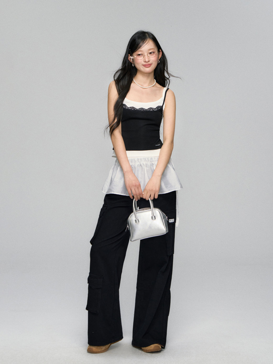 Lace-Trim Layered Camisole
