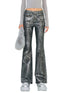 Mirage Star Cloud Elastic Flare Jeans - CHINASQUAD
