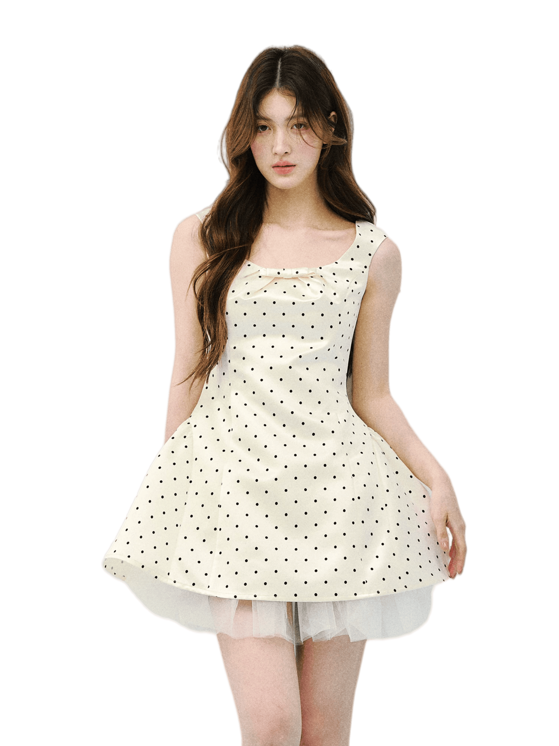Blush Satin Princess Bubble Hem Dress
