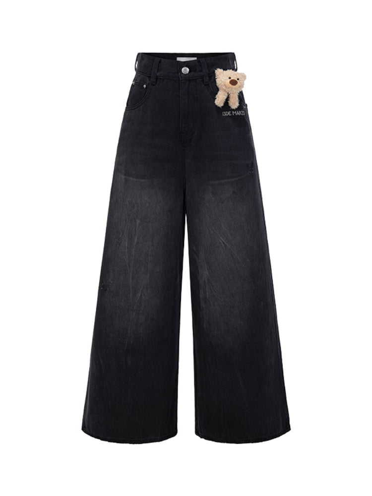 Low-Rise Wide-Leg Jeans - CHINASQUAD