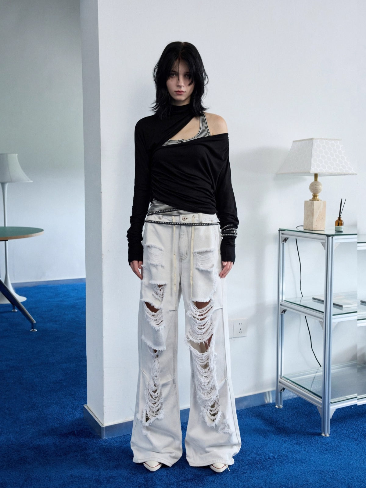 Tencel Wool Ruched T-Shirt - CHINASQUAD