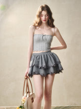 Embroidered Wool Hollow Cardigan & Tank Top Set - CHINASQUAD