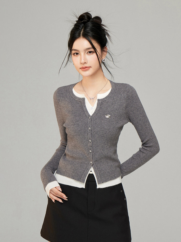 Color-blocked Knit Top - CHINASQUAD