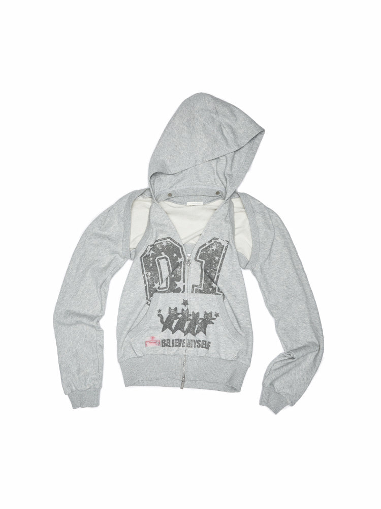 Hooded Backless Vest & Hoodie Set - CHINASQUAD