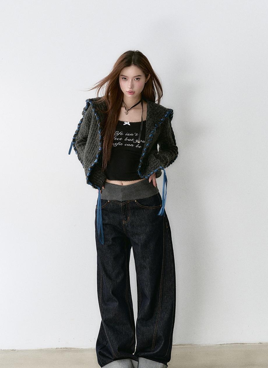Structured Vintage-Dyed Jeans - CHINASQUAD