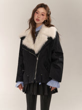Detachable Fur Collar Parka Coat - CHINASQUAD