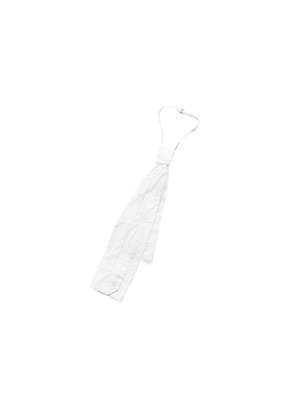 Blue & White Striped Shirt Tie - CHINASQUAD
