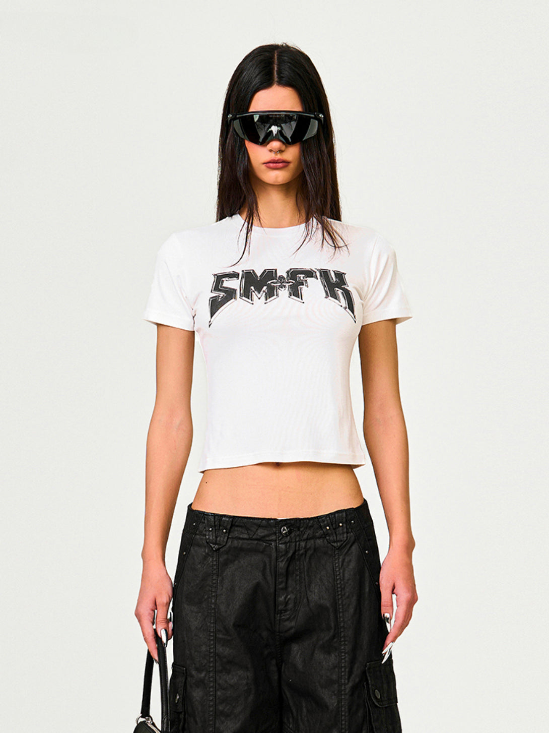 Rock Slim-Fit Elastic Print T-shirt - CHINASQUAD