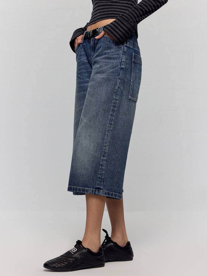 Removable Leg Design Wide-Leg Pants - CHINASQUAD