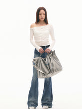 Adjustable Strap Logo Tote Bag - CHINASQUAD