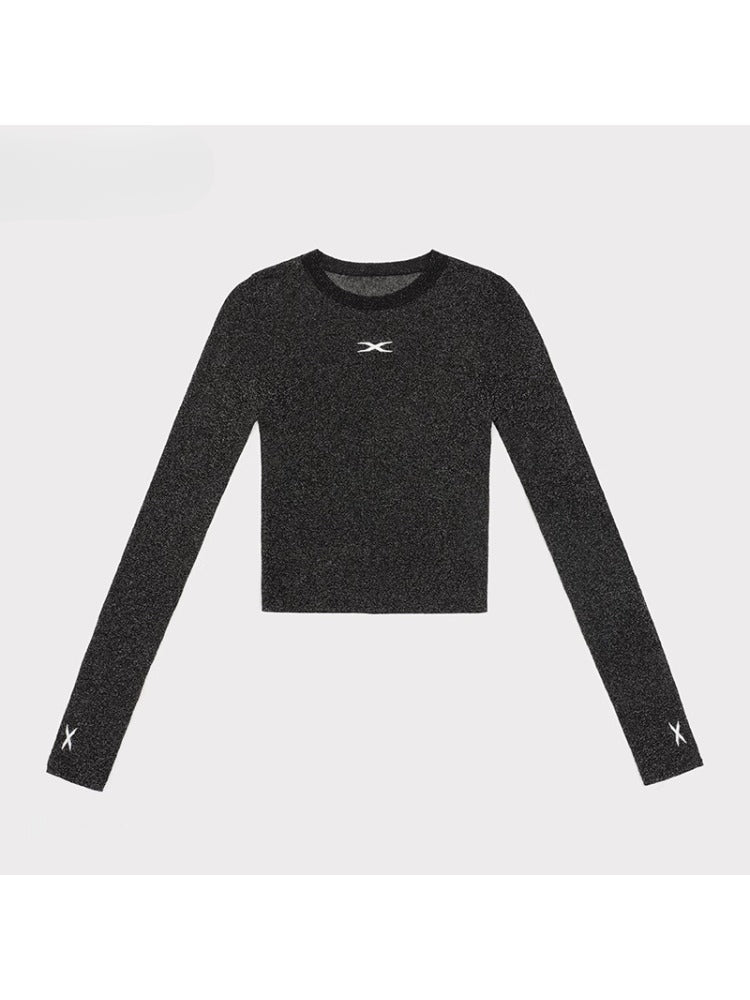 Waist-Cinching Slim Fit Thin Long - Sleeve Tunic
