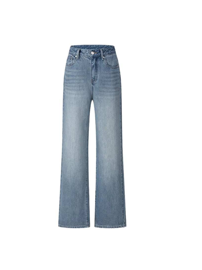 MacyMccoy Logo Embroidered Wide-Leg Jeans - CHINASQUAD